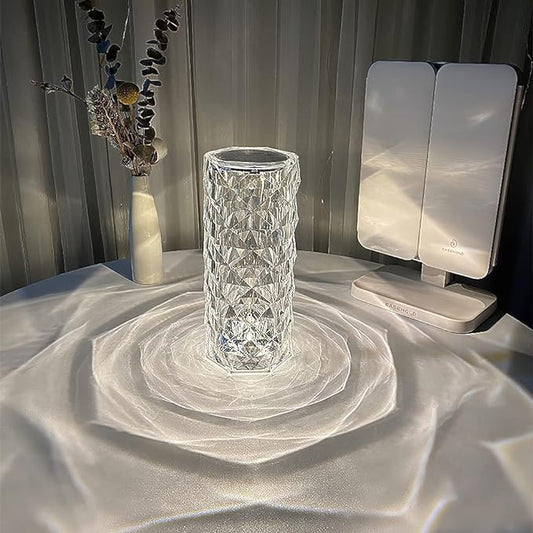 Lampe de table en cristal